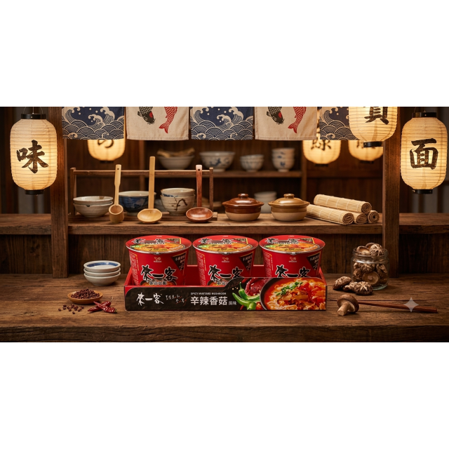 來一客系列辛辣香菇麵🍜