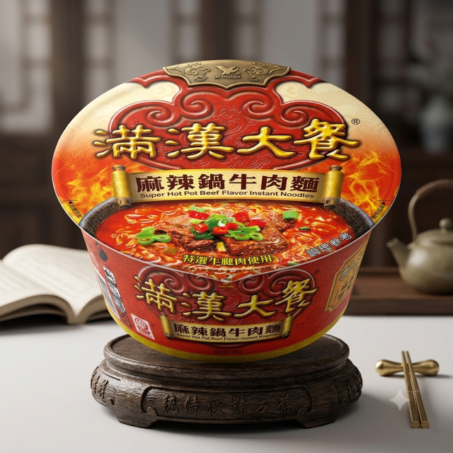 🍜 滿漢大餐－麻辣鍋牛肉麵（碗裝 1入）