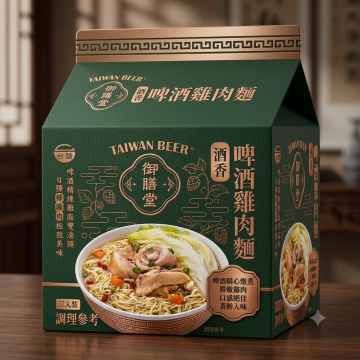 🍜台酒泡麵系列－啤酒雞肉麵（ 袋3入）