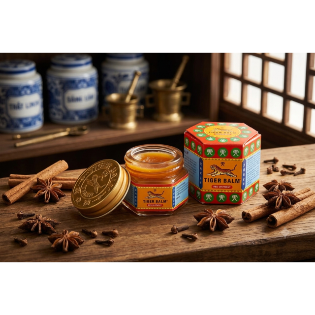 Dầu xoa Tiger Balm Red (紅)