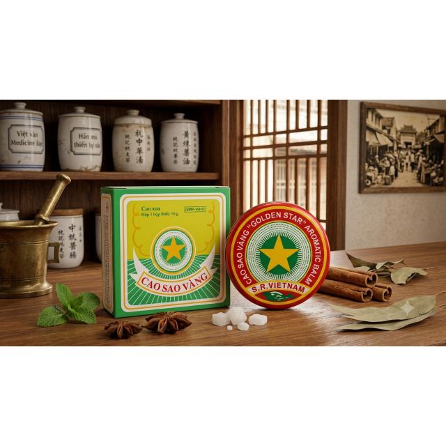 ⭐ 金星牌萬靈油 Cao Sao Vàng 10g