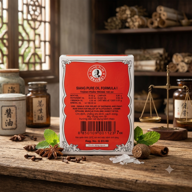 上標油 Dầu xoa Siang Pure Oil
